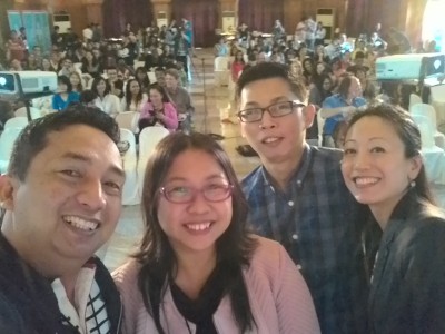 A selfie of the panel. Courtesy Ruben Licera. Used with permission. 